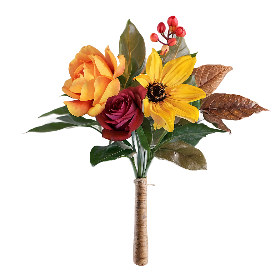 Autumn Elegance Flowers Png 17