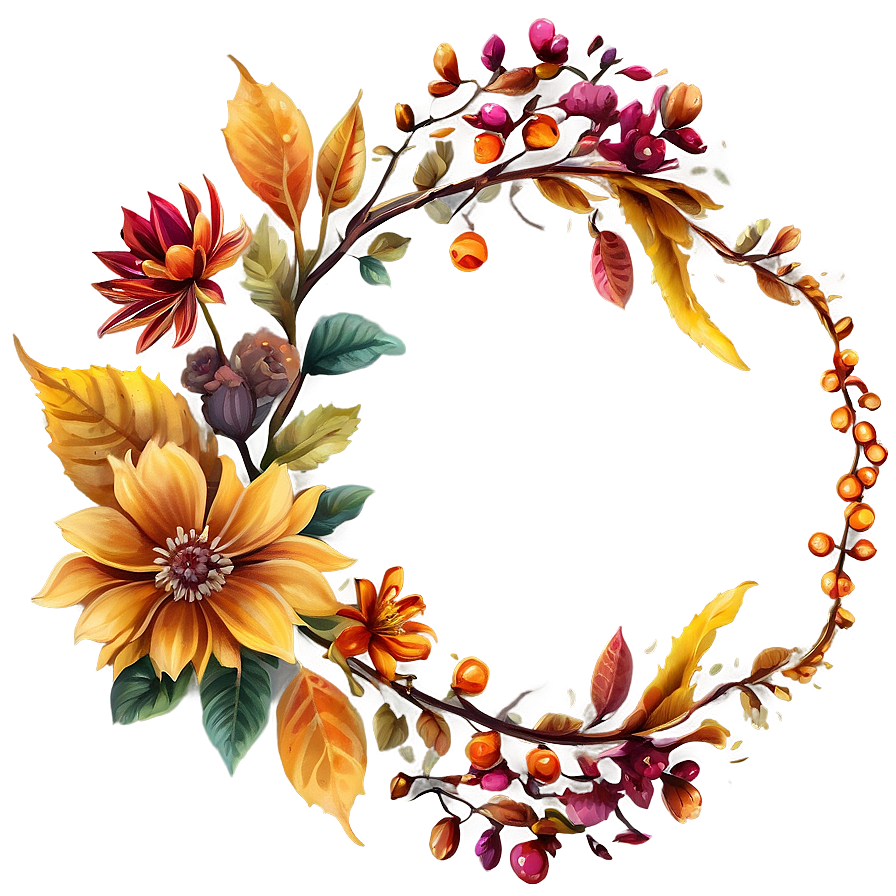 Autumn Essence Flowers Png Jqy