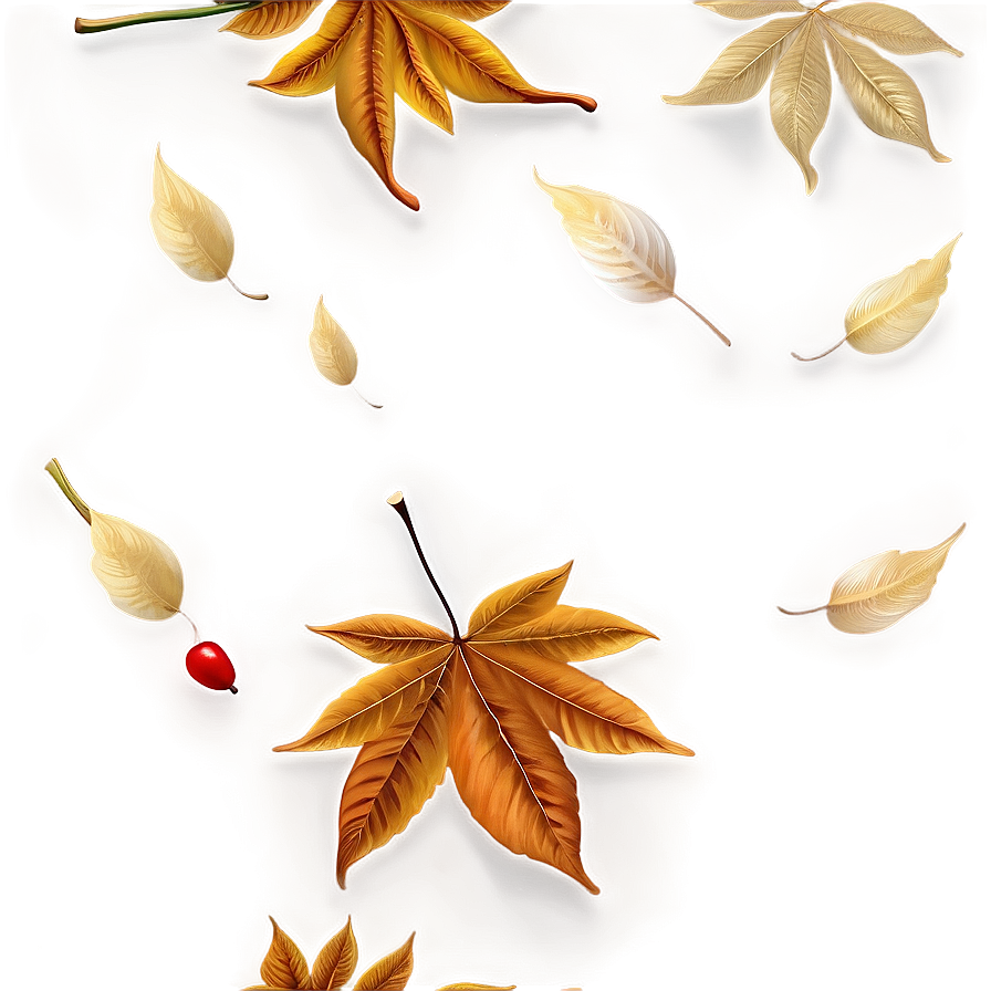 Autumn Floral Pattern Png 06202024