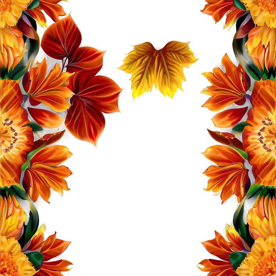 Autumn Floral Pattern Png 85