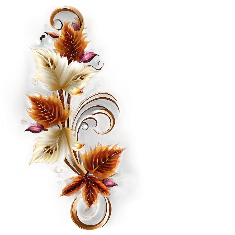 Autumn Floral Pattern Png Jbn55