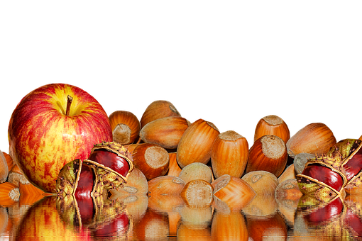 Autumn Harvest Reflection PNG with transparent background