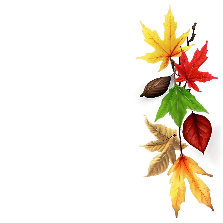 Autumn Leaves Border Png Ycc