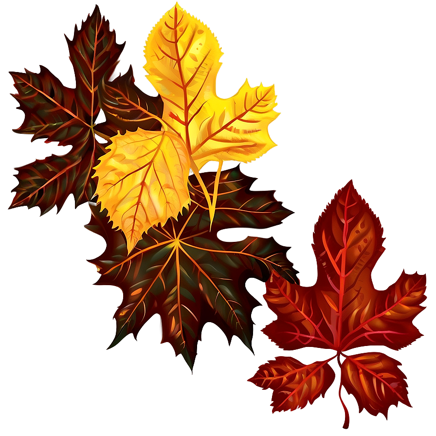 Autumn Leaves Clipart Png Sac43