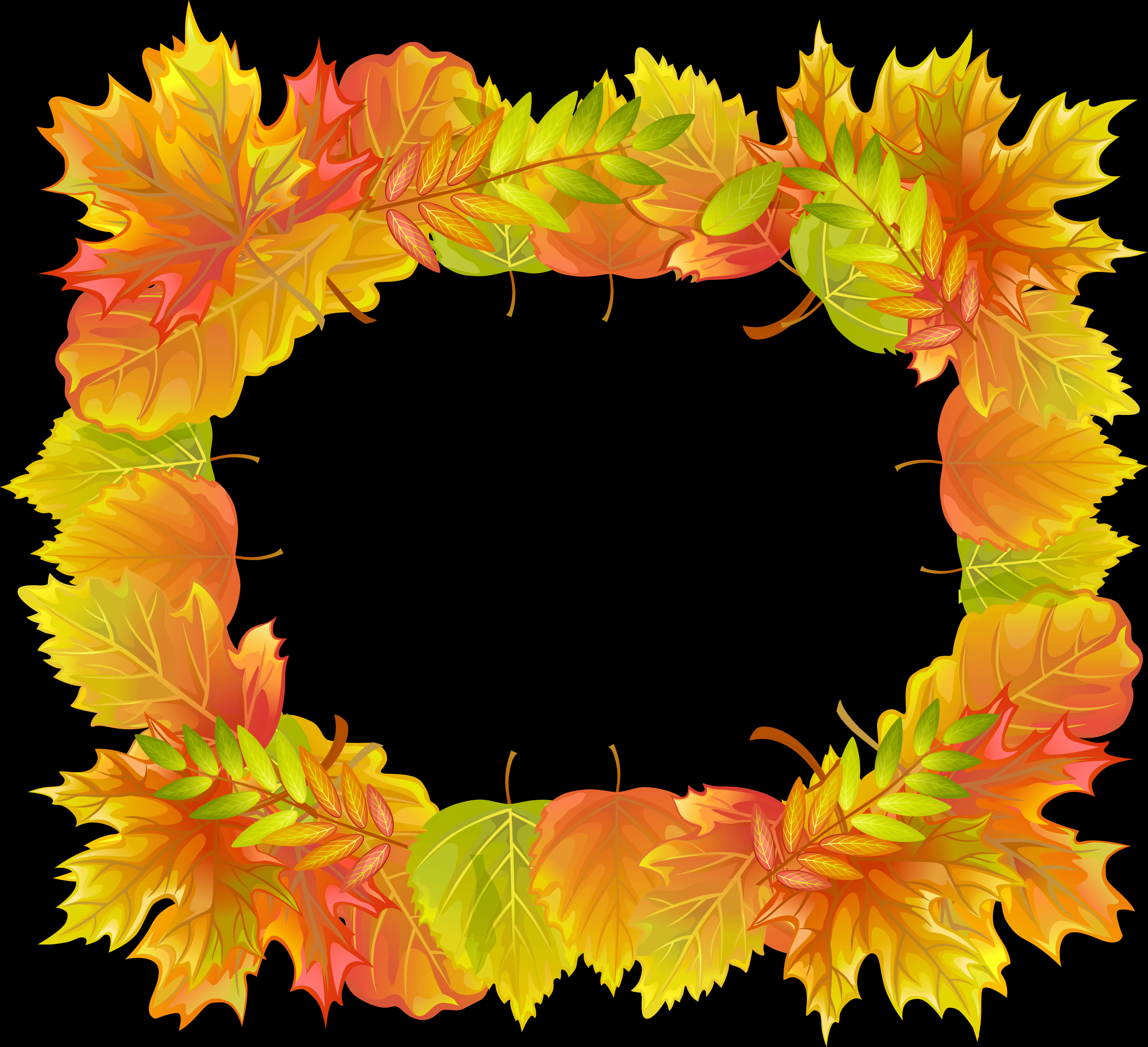 Autumn Leaves Frame