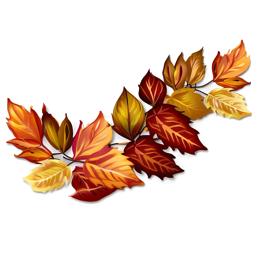 Autumn Leaves In Wind Png 3