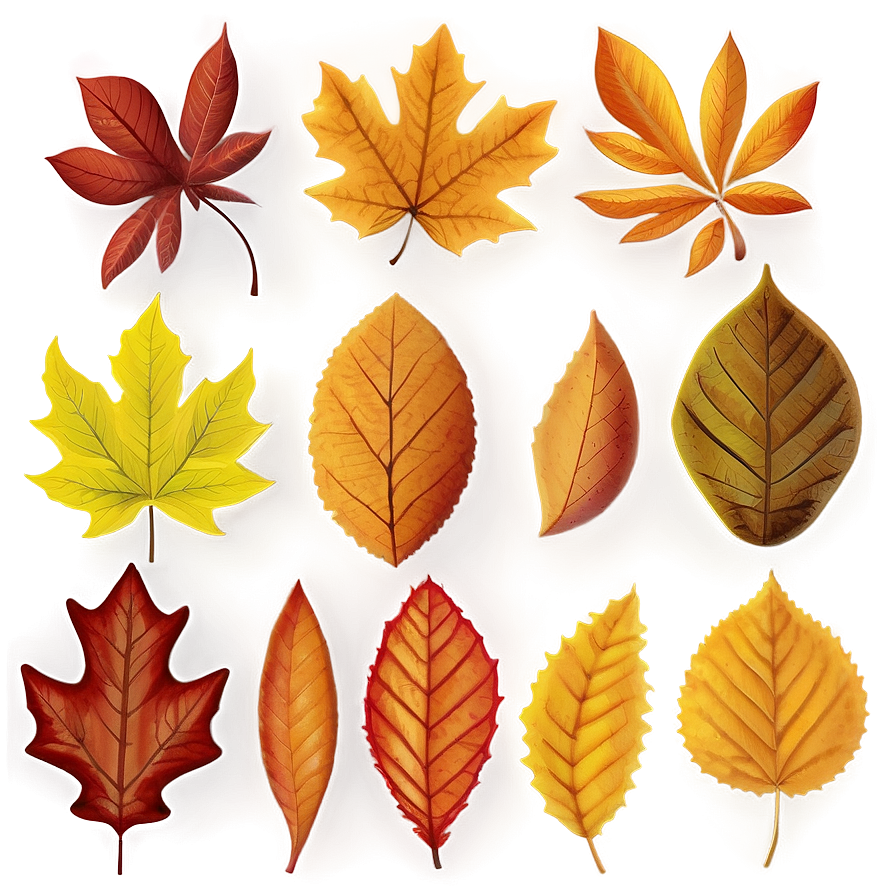 Autumn Leaves Pattern Png 05062024