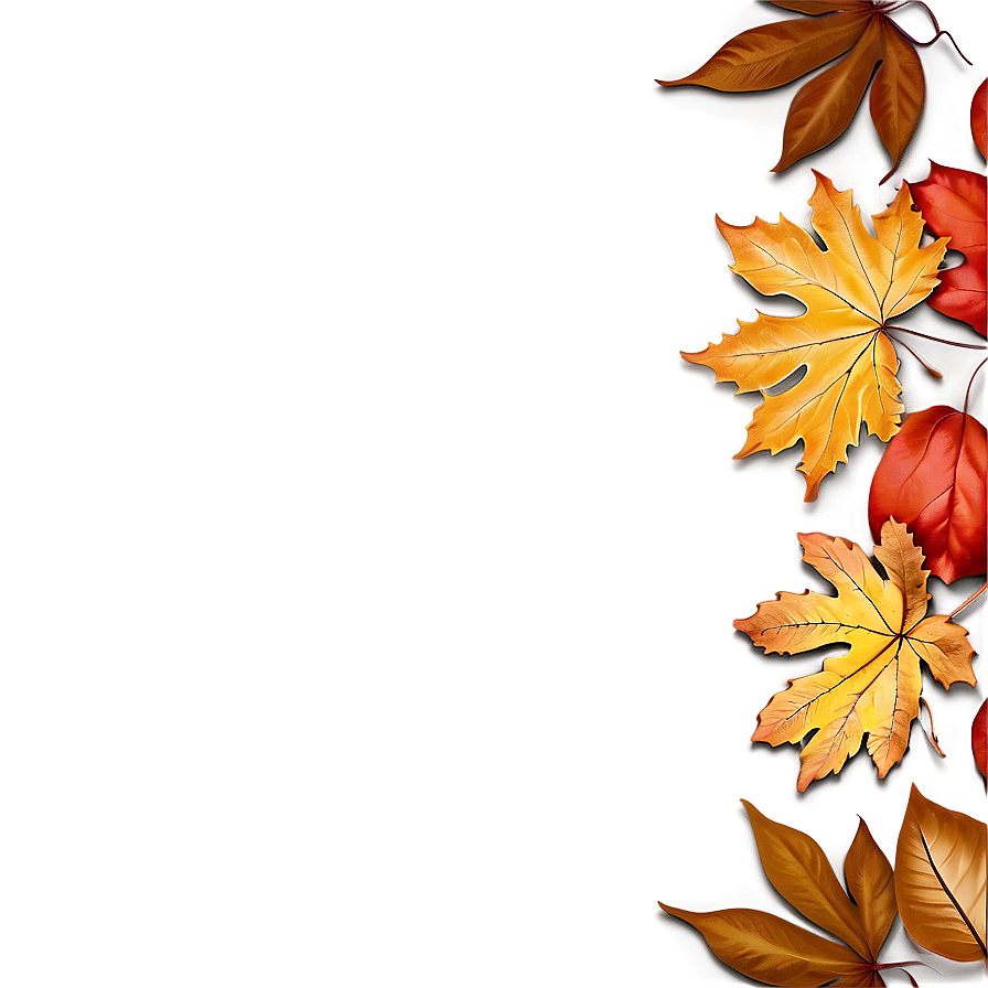 Autumn Leaves Photo Border Png 92