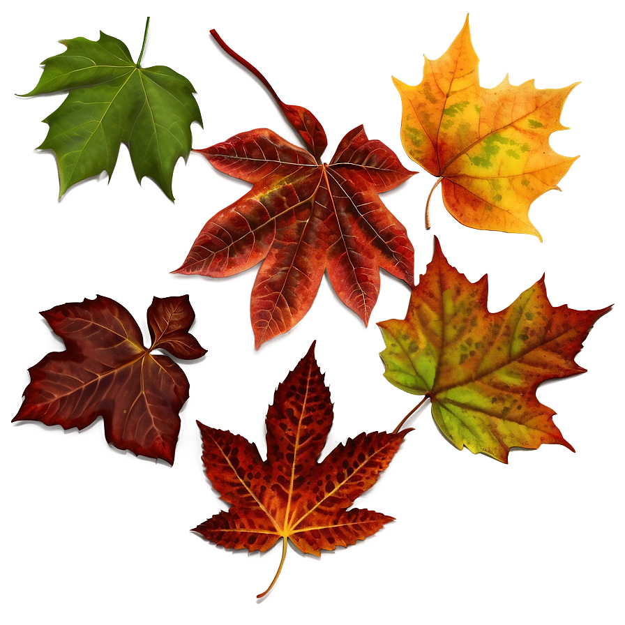 Autumn Leaves PNG 05042024 PNG with transparent background