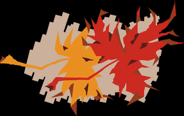 Autumn_ Leaves_ Vector_ Art PNG with transparent background