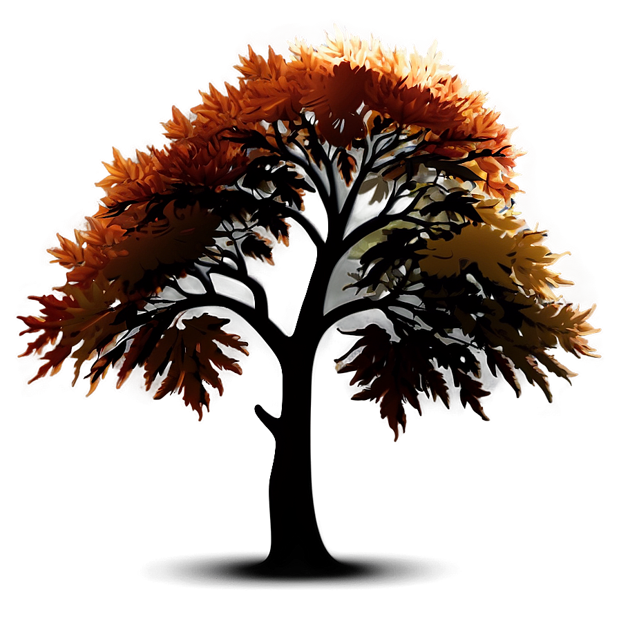 Autumn Tree Silhouette Png Iwl