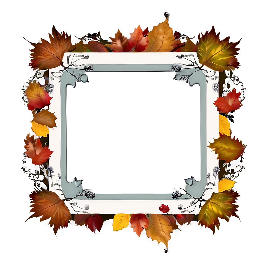 Autumn Wedding Frame Png Tnd61