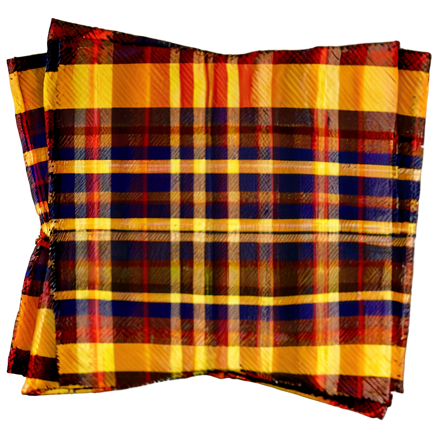 Autumnal Plaid Fabric Png Wrl96