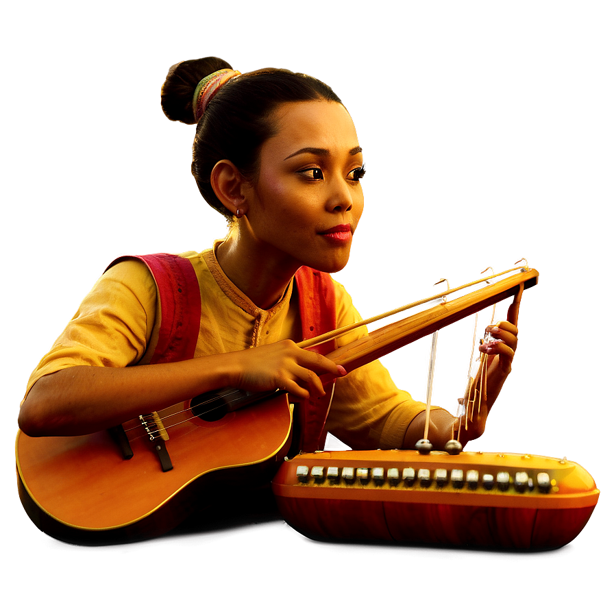 Avatar With Musical Instrument Png Tah