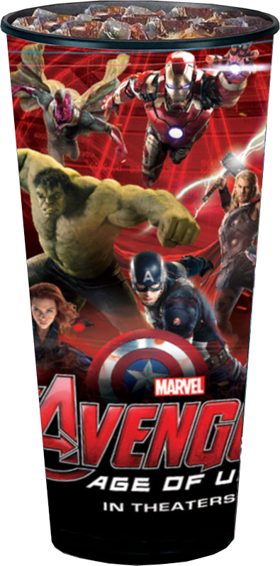 Cinemark Avengers Cups, HD Png Download PNG with transparent background