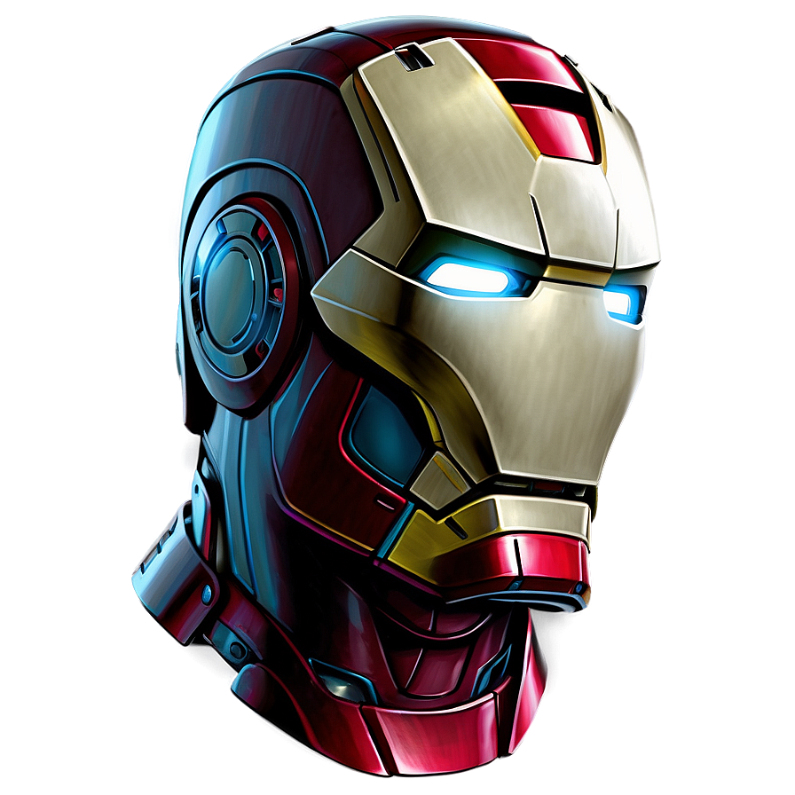 Avengers Iron Man Helmet Profile Png 06122024