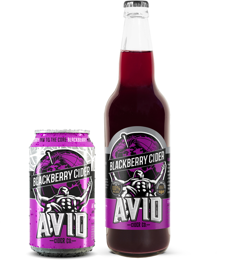 Avid Blackberry Cider Packaging