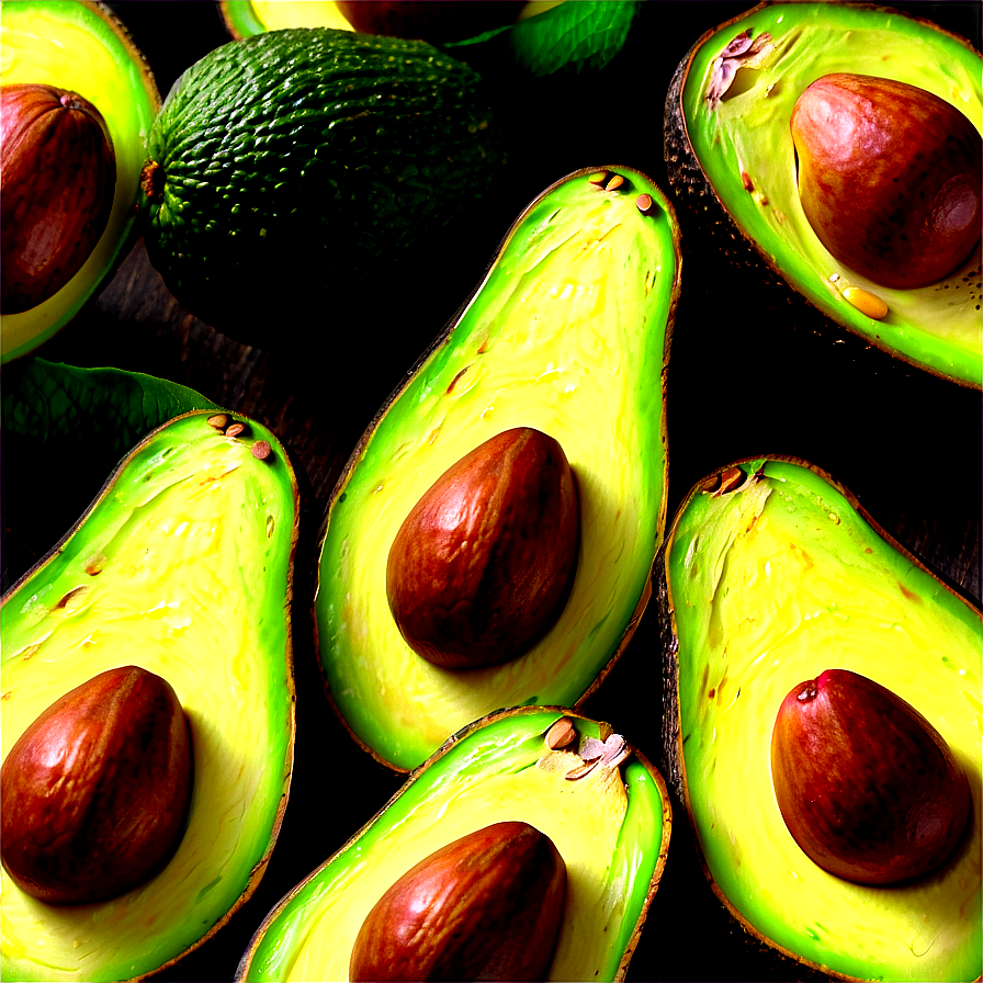 Avocado Party Png 05242024