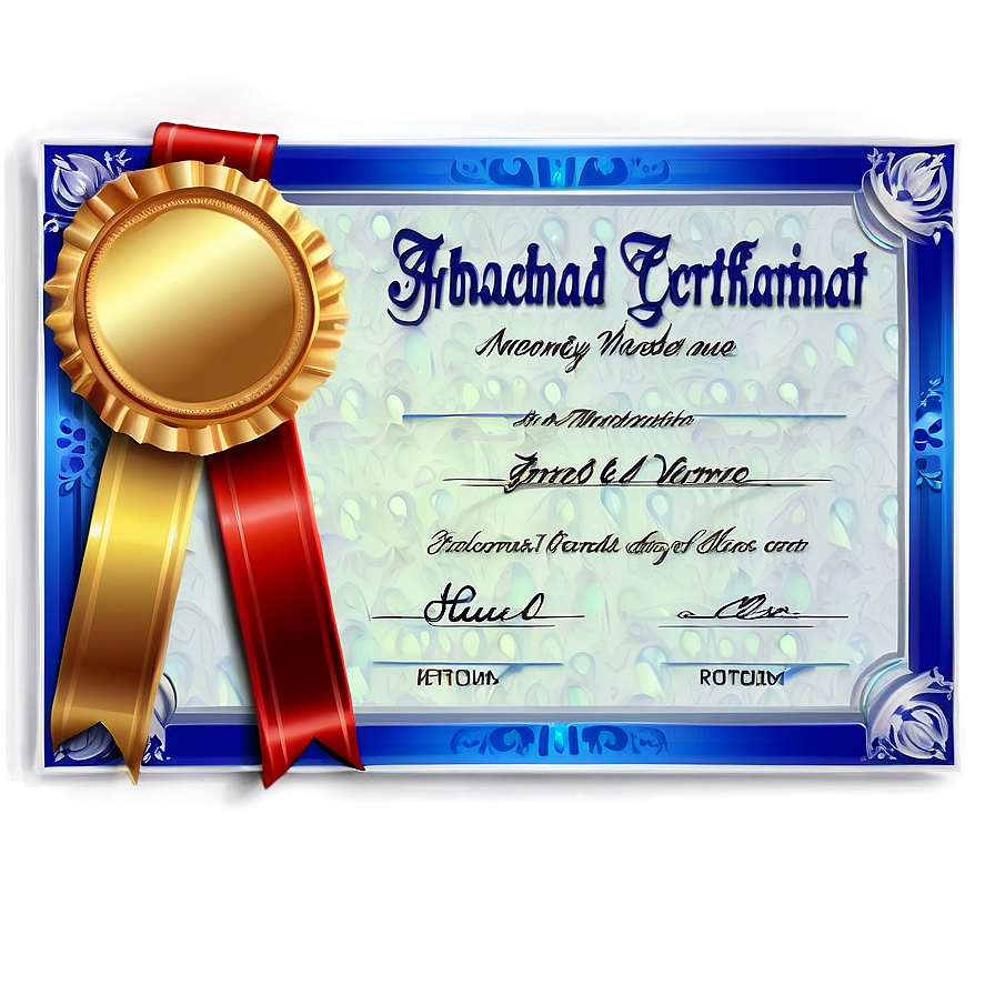 Award Certificate PNG 05252024 PNG image with a transparent background, free high-resolution download