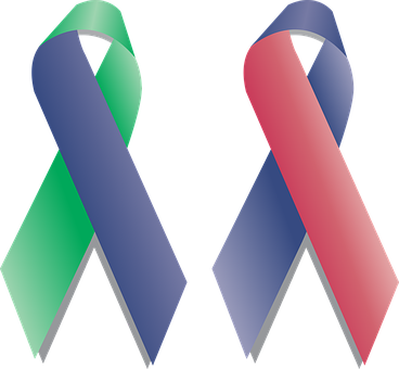 Awareness Ribbons Dual Colors