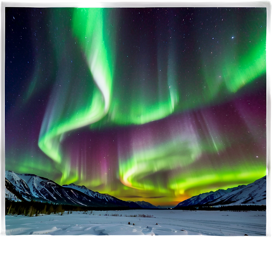 Awesome Aurora Borealis PNG aoj92 PNG with transparent background