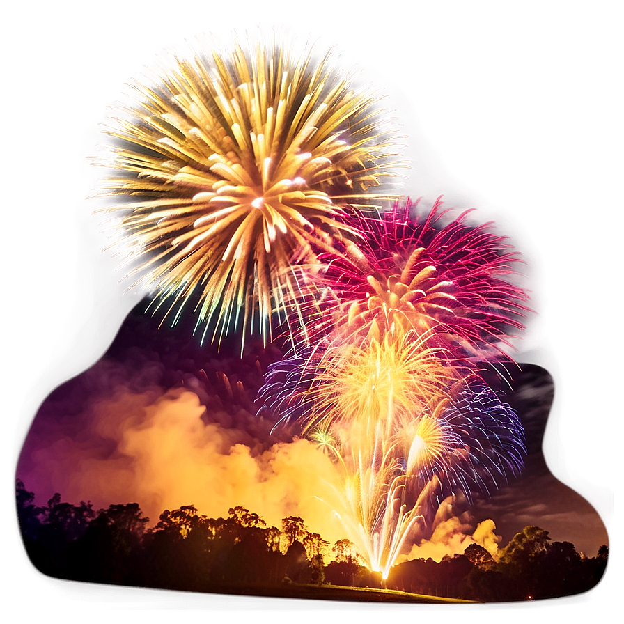 Awesome Fireworks Display PNG 57 PNG with transparent background