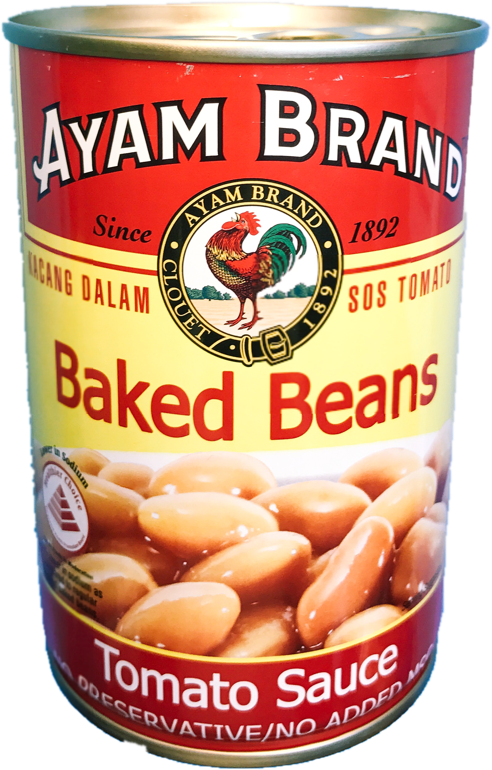 Ayam Baked Beans 425g'Title='ayam Baked Beans 425g - Ayam Brand Baked Beans 425g, HD Png Download PNG with transparent background
