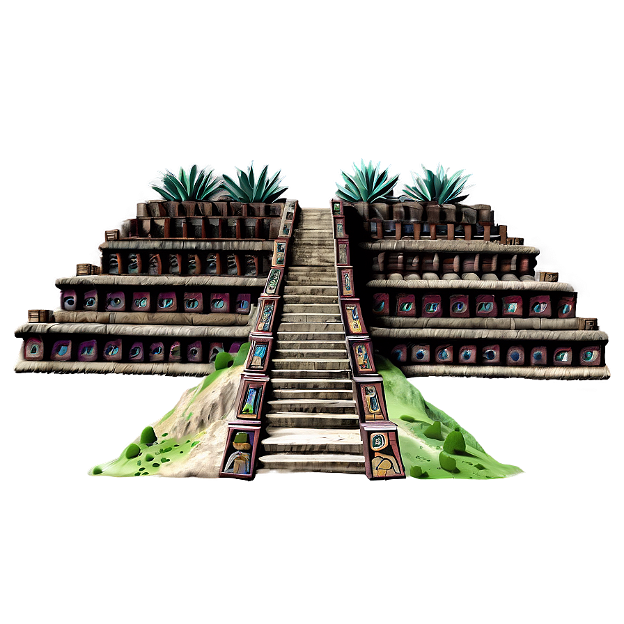 Aztec Architecture Png Lii