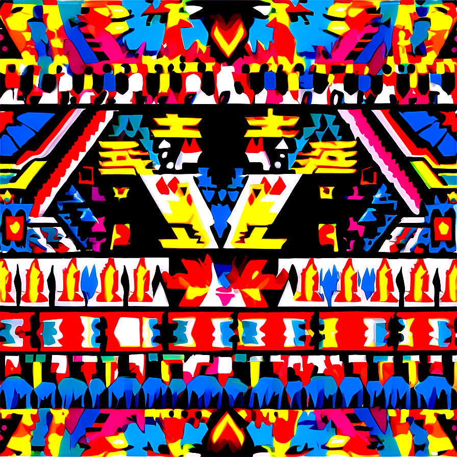 Aztec Print PNG cqi PNG with transparent background