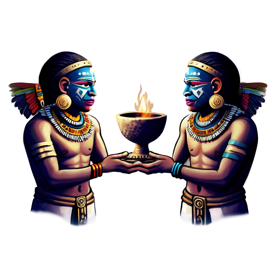 Aztec Rituals PNG 06202024 PNG with transparent background