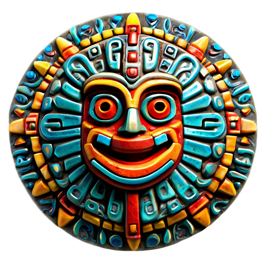 Aztec Sun Stone PNG 85 PNG with transparent background