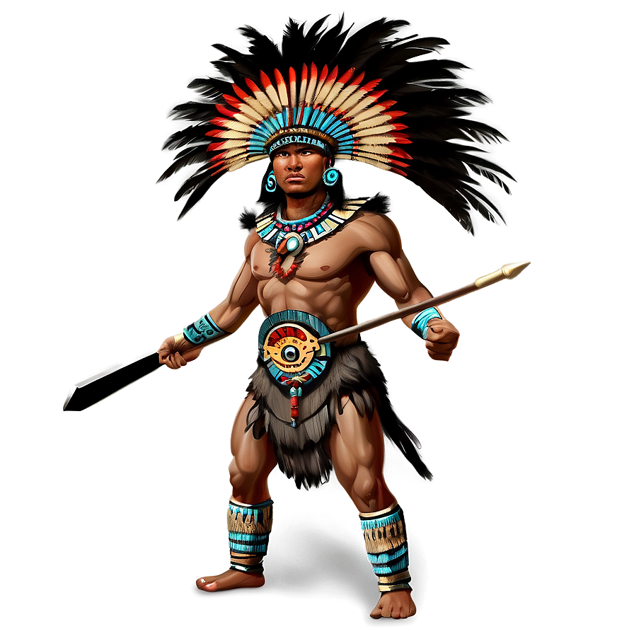 Aztec Warriors PNG dfc34 PNG with transparent background