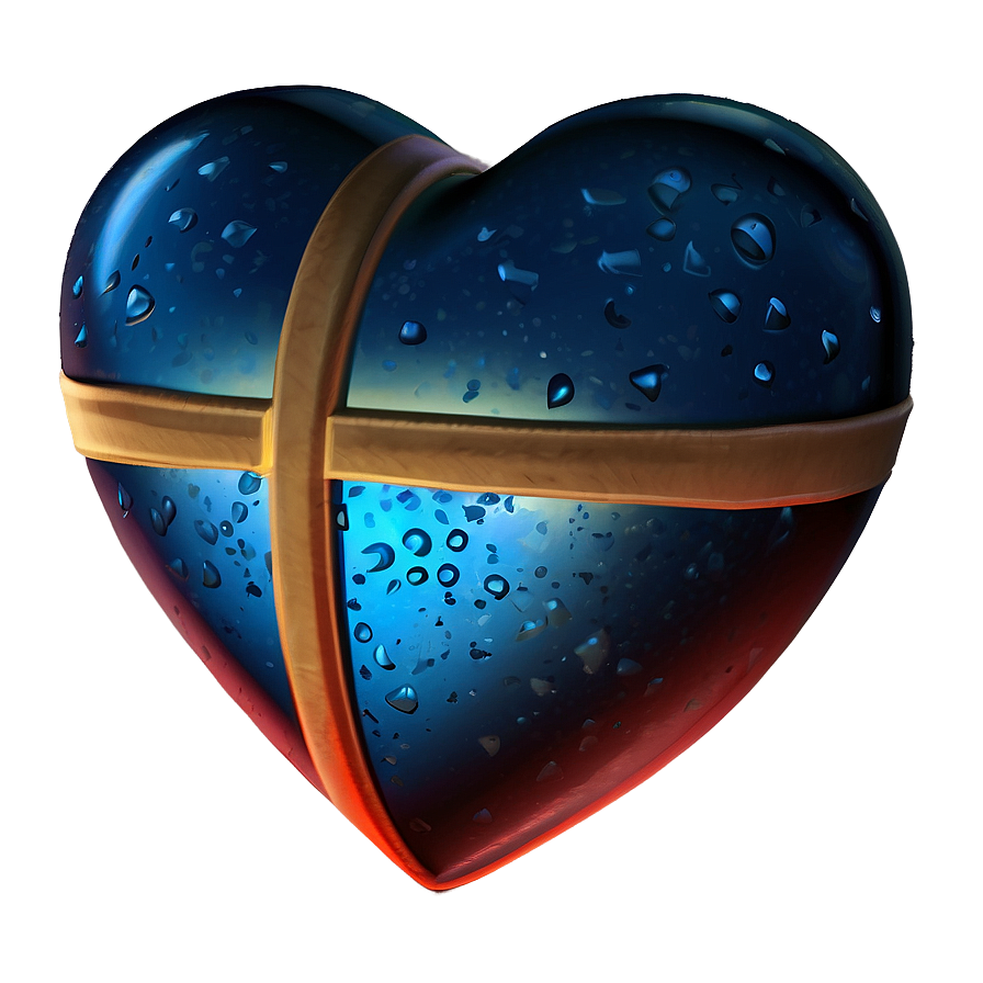 Azure Blue Heart Emoji Png 82