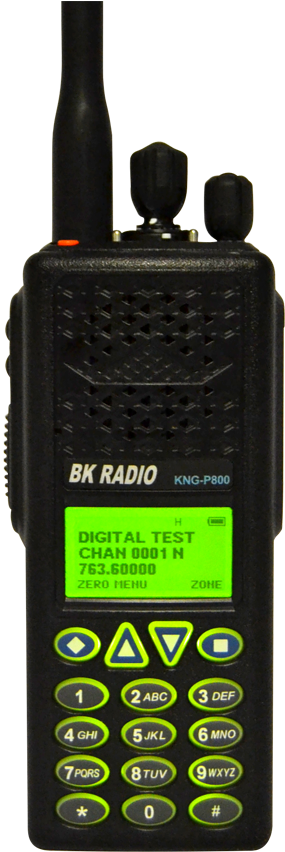 B K Radio K N G P800 Handheld Transceiver