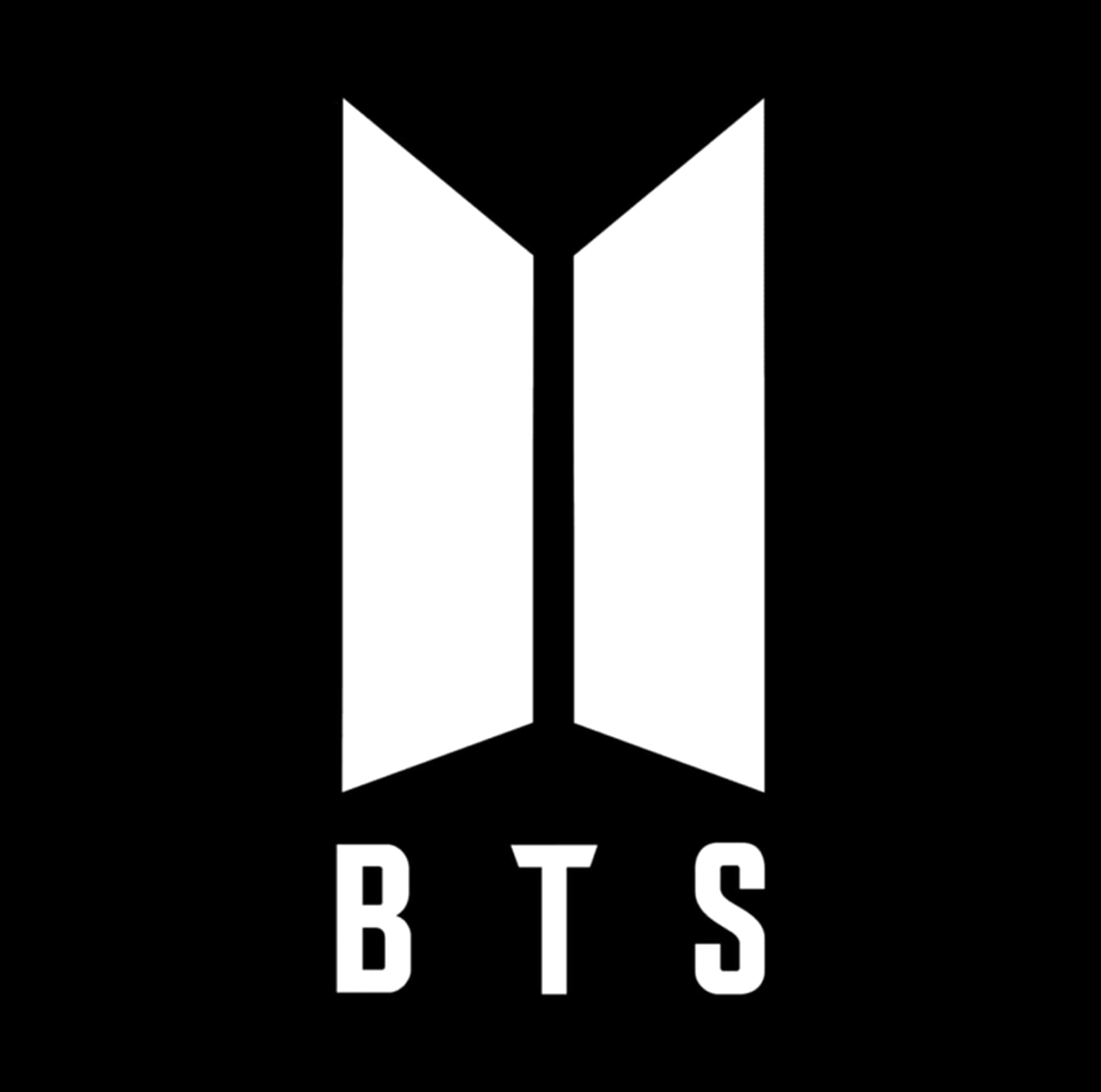 B T S Logo Blackand White