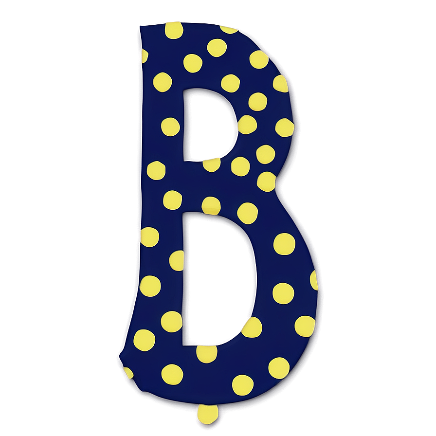 B With Dots Png 05242024