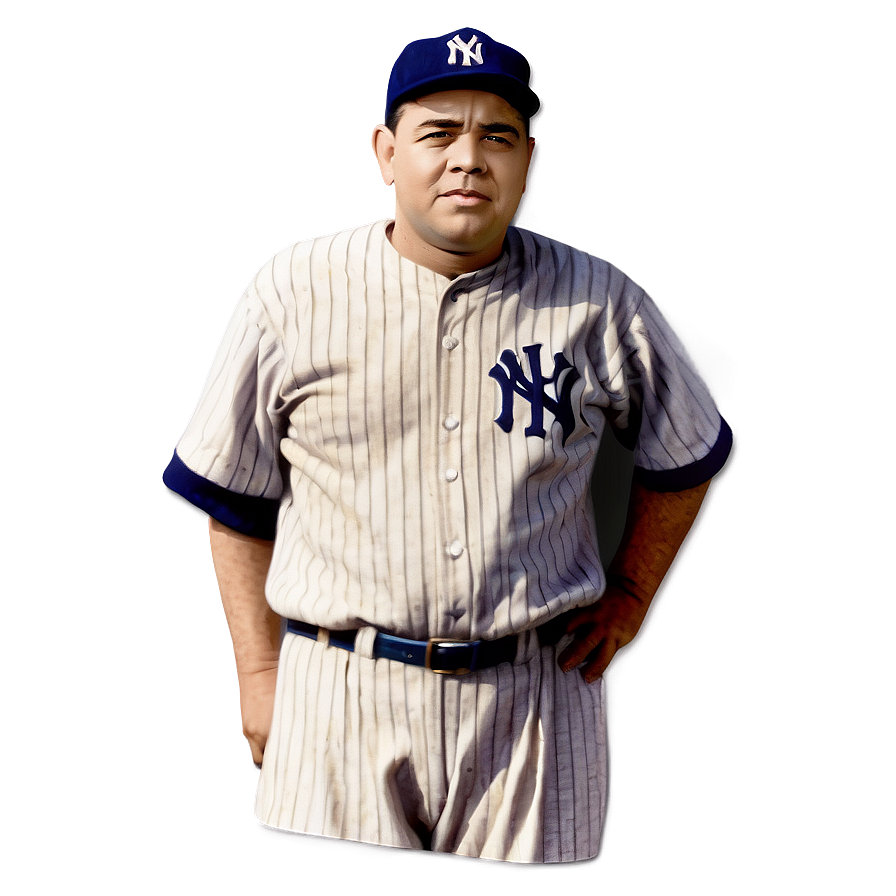 Babe Ruth Baseball Card Png Tnl