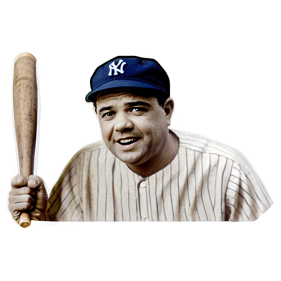 Babe Ruth Vintage Memorabilia Png Udb