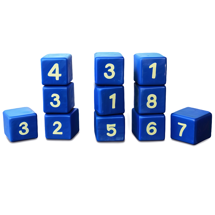 Baby Blocks With Numbers Png 42