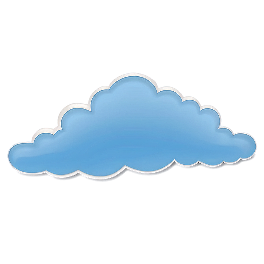 Baby Blue Cloud Png 86