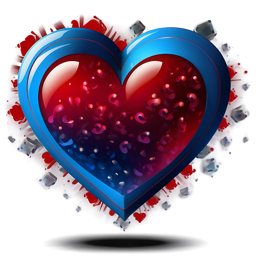 Baby Blue Heart Icon Png 06272024