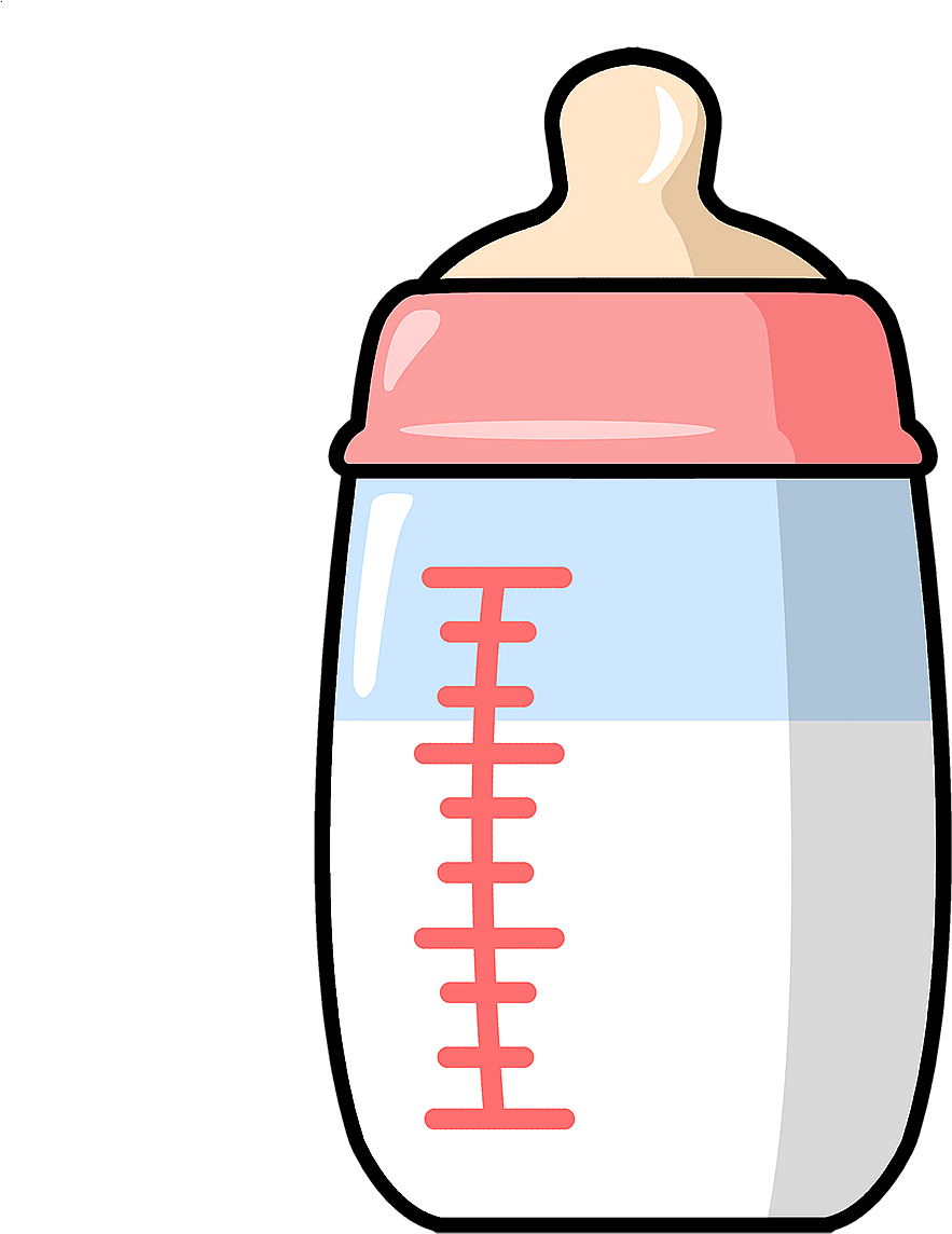 Baby Bottle Illustration