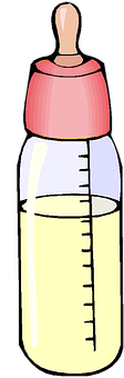 Baby Bottle Illustration