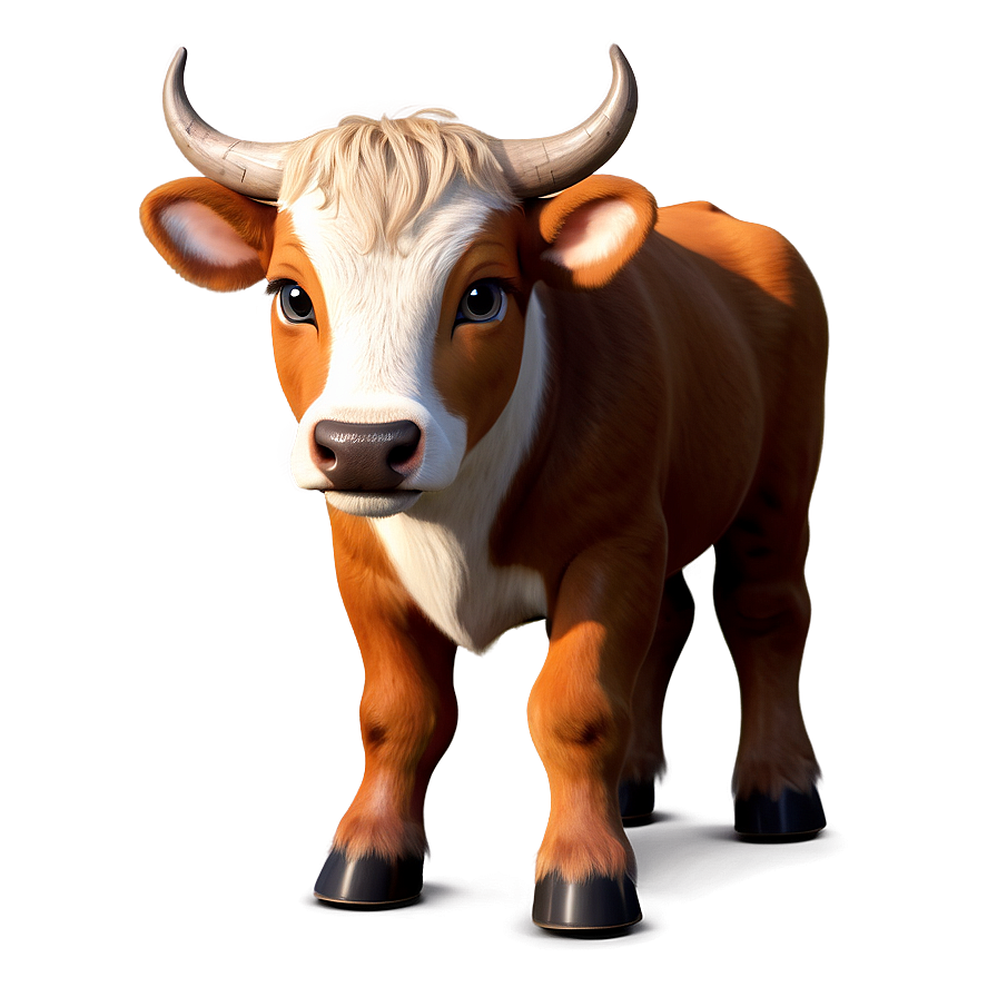 Baby Bull Cartoon Png 42