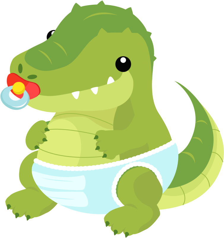 Crocodile Png Background Image - Baby Crocodile Cartoon Png, Transparent Png PNG with transparent background