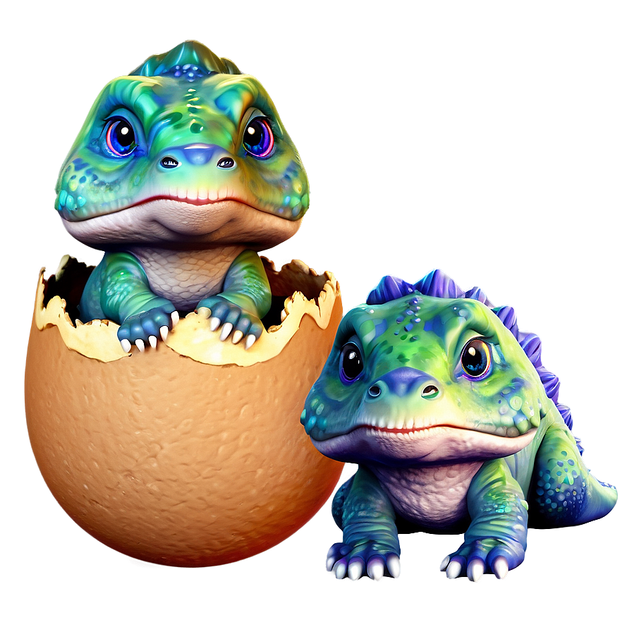 Baby Dino In Egg Png Hdd