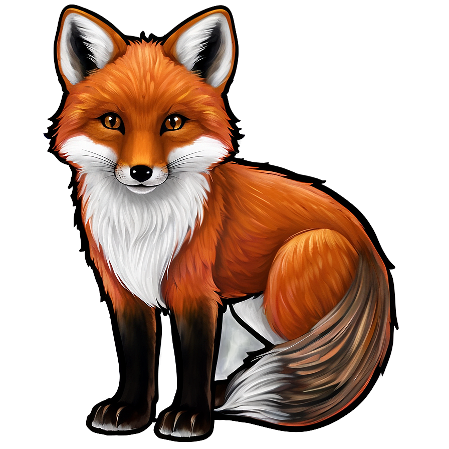 Baby Fox Drawing Png Nfd49