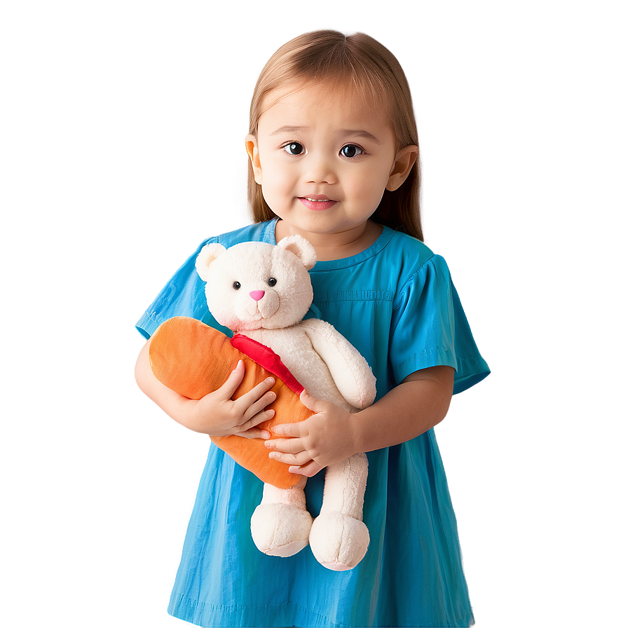 Baby Girl Holding Toy Png Jew70