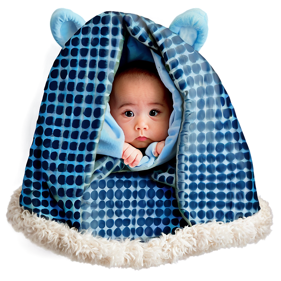 Baby In Blanket Png 05032024