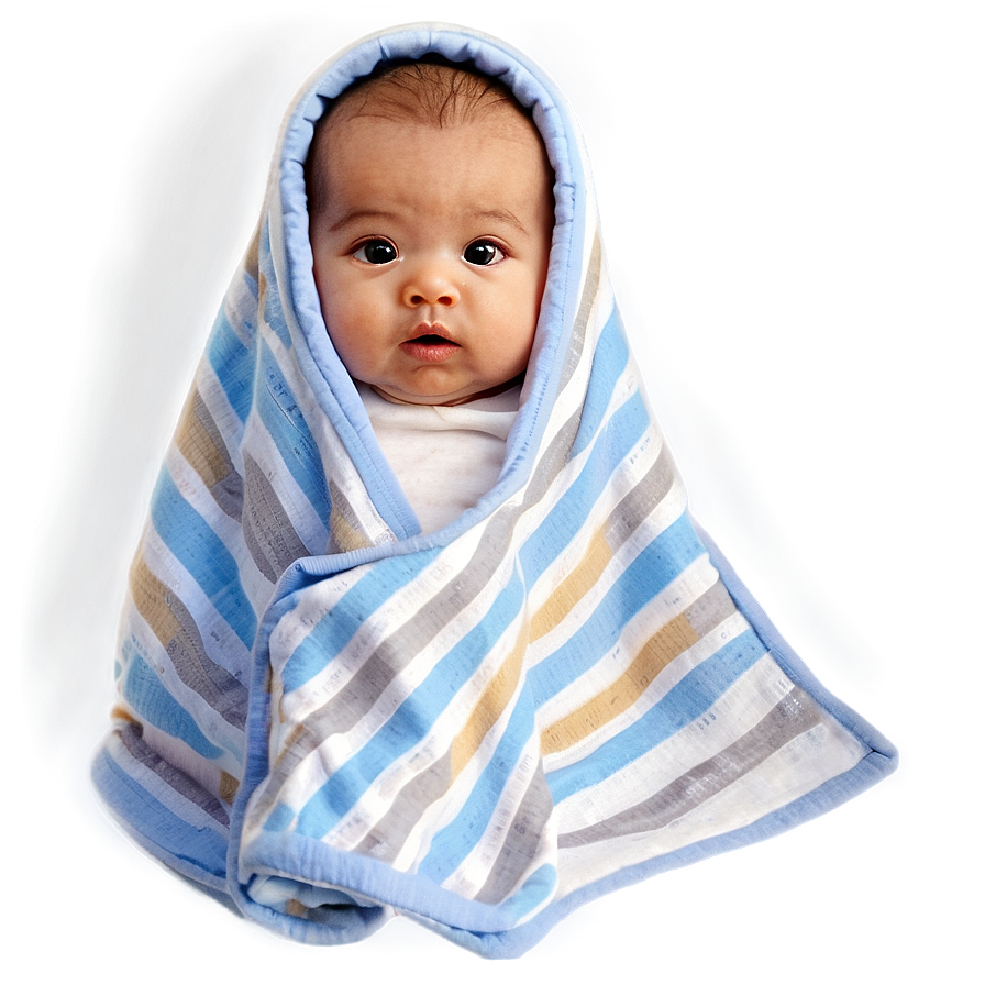 Baby In Blanket Png Pja37